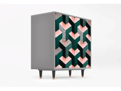 Aparador - 94x96x48 cm - BS3 - Geometric Madness, Gris