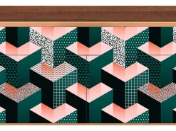 Aparador - 115x85x48 cm - BS4 - Geometric Madness, Nogal