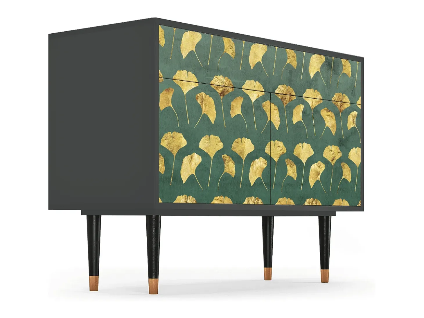 Aparador - 115x85x48 cm - BS4 - Gingko leaves, Antracita