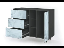 Aparador - 125x98x48 cm - BS2 - Glacial Colour, Antracita