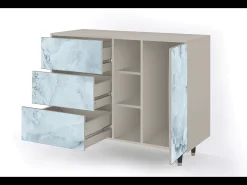 Aparador - 125x98x48 cm - BS2 - Glacial Colour, Arena