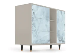 Aparador - 125x98x48 cm - BS2 - Glacial Colour, Arena