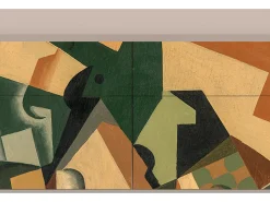 Aparador - 115x85x48 cm - BS4 - Glass and Checkerboard, Latte