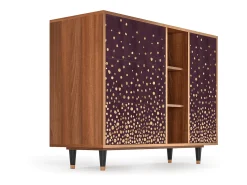 Aparador - 125x98x48 cm - BS2 - Glowworms, Nogal