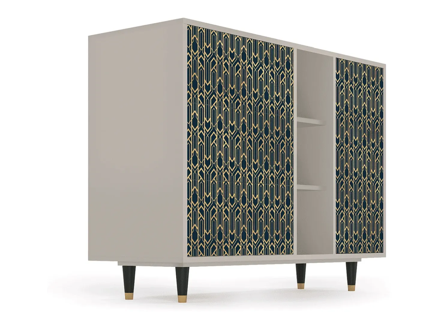 Aparador - 125x98x48 cm - BS2 - Golden Empire, Arena