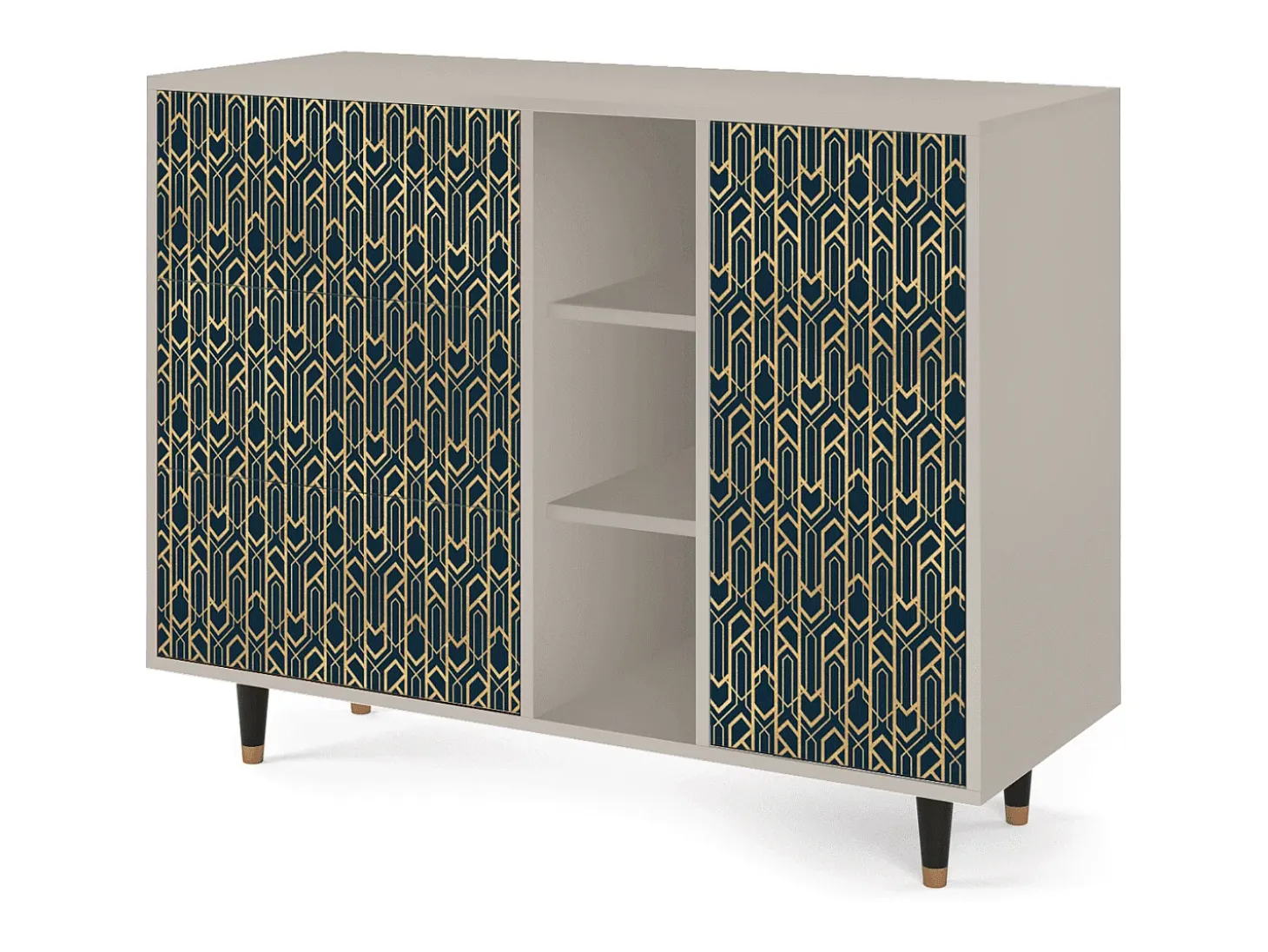 Aparador - 125x98x48 cm - BS2 - Golden Empire, Arena