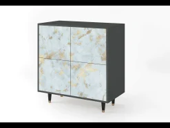 Aparador - 94x96x48 cm - BS3 - Golden Waves, Antracita