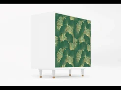 Aparador - 94x96x48 cm - BS3 - Gold Ginkgo, Blanco