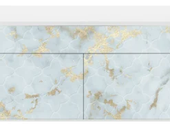 Aparador - 115x85x48 cm - BS4 - Golden Waves, Blanco