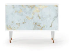 Aparador - 115x85x48 cm - BS4 - Golden Waves, Blanco