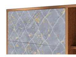 Aparador - 125x98x48 cm - BS2 - Golden Smoke, Nogal