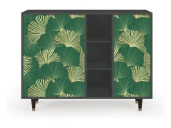 Aparador - 125x98x48 cm - BS2 - Gold Ginkgo, Antracita