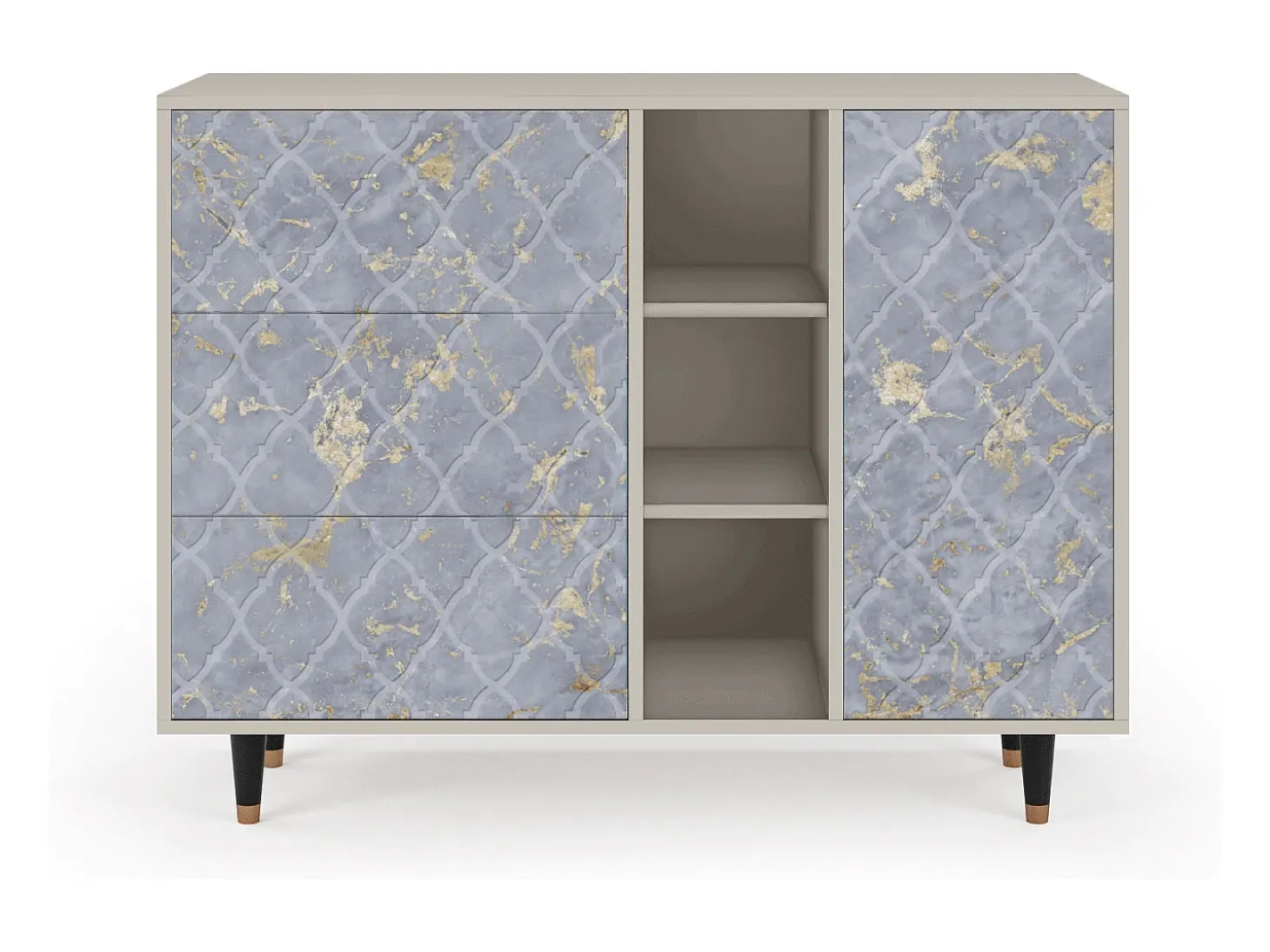 Aparador - 125x98x48 cm - BS2 - Golden Smoke, Arena
