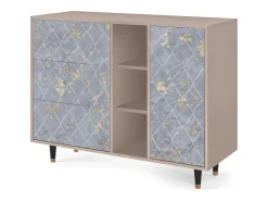 Aparador - 125x98x48 cm - BS2 - Golden Smoke, Latte