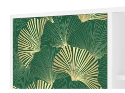Aparador - 125x98x48 cm - BS2 - Gold Ginkgo, Blanco
