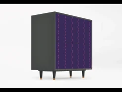 Aparador - 94x96x48 cm - BS3 - Grape Maccaroni, Antracita