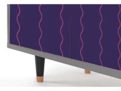 Aparador - 94x96x48 cm - BS3 - Grape Maccaroni, Gris