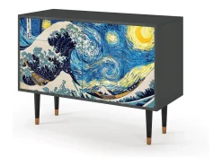 Aparador - 115x85x48 cm - BS4 - Great Wave, Antracita