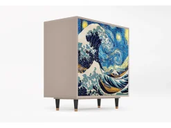 Aparador - 94x96x48 cm - BS3 - Great Wave, Latte