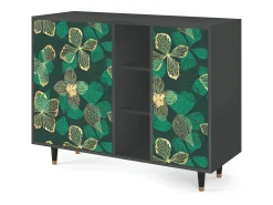 Aparador - 125x98x48 cm - BS2 - Green Flower, Antracita