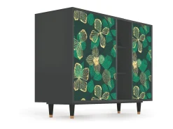 Aparador - 125x98x48 cm - BS2 - Green Flower, Antracita