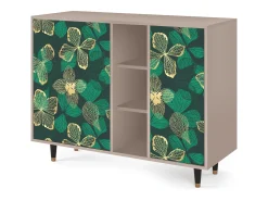 Aparador - 125x98x48 cm - BS2 - Green Flower, Latte