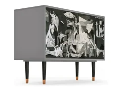 Aparador - 115x85x48 cm - BS4 - Guernica by Picasso, Gris