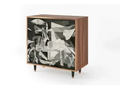 Aparador - 94x96x48 cm - BS3 - Guernica by Picasso, Nogal