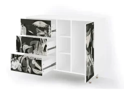 Aparador - 125x98x48 cm - BS2 - Guernica by Picasso, Blanco