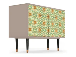 Aparador - 115x85x48 cm - BS4 - Hindu Daisy, Latte