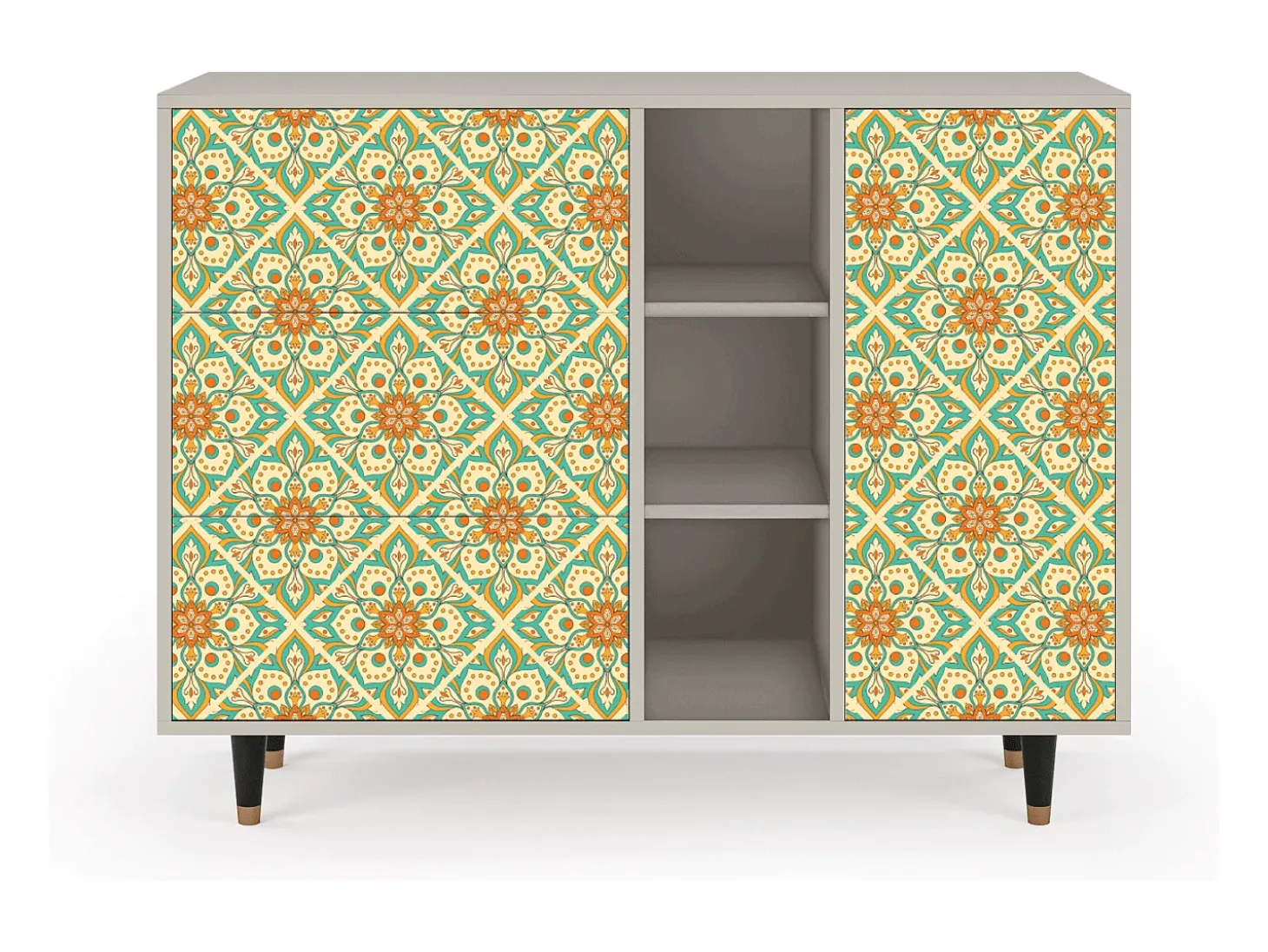 Aparador - 125x98x48 cm - BS2 - Hindu Daisy, Arena