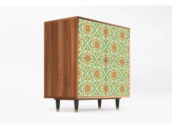 Aparador - 94x96x48 cm - BS3 - Hindu Daisy, Nogal