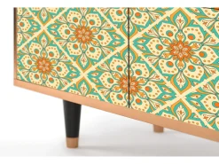 Aparador - 94x96x48 cm - BS3 - Hindu Daisy, Nogal