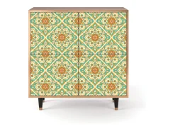 Aparador - 94x96x48 cm - BS3 - Hindu Daisy, Nogal