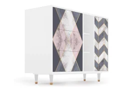 Aparador - 125x98x48 cm - BS2 - Ideal Harmony, Blanco
