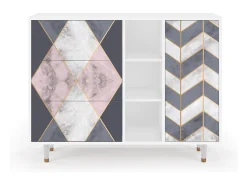 Aparador - 125x98x48 cm - BS2 - Ideal Harmony, Blanco