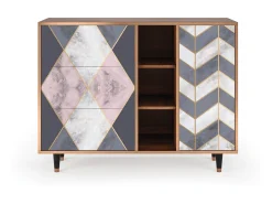 Aparador - 125x98x48 cm - BS2 - Ideal Harmony, Nogal