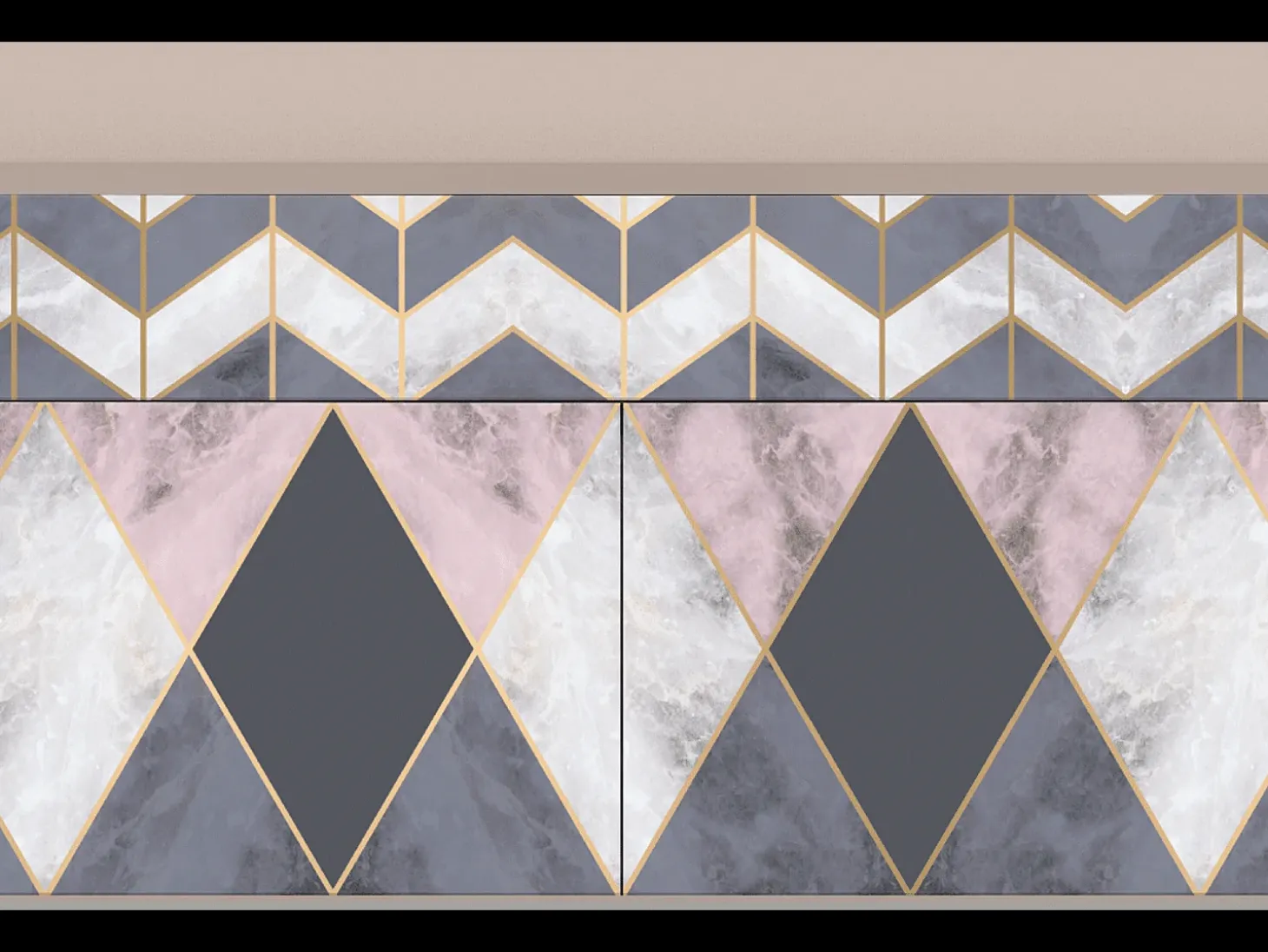 Aparador - 115x85x48 cm - BS4 - Ideal Harmony, Latte