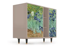Aparador - 125x98x48 cm - BS2 - Irises , Latte