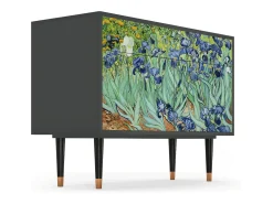 Aparador - 115x85x48 cm - BS4 - Irises , Antracita