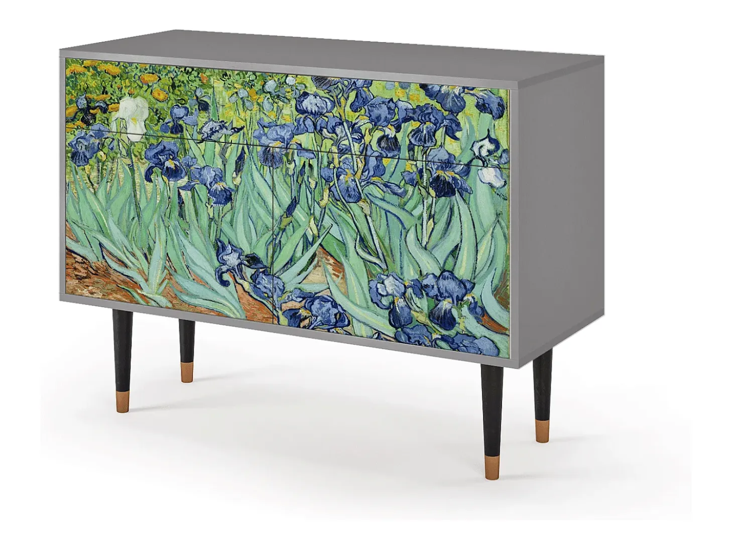 Aparador - 115x85x48 cm - BS4 - Irises , Gris