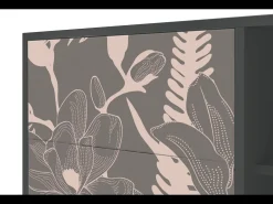 Aparador - 125x98x48 cm - BS2 - Issabelline Flower, Antracita