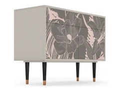 Aparador - 115x85x48 cm - BS4 - Issabelline Flower, Arena