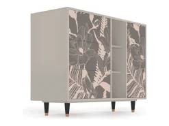 Aparador - 125x98x48 cm - BS2 - Issabelline Flower, Arena