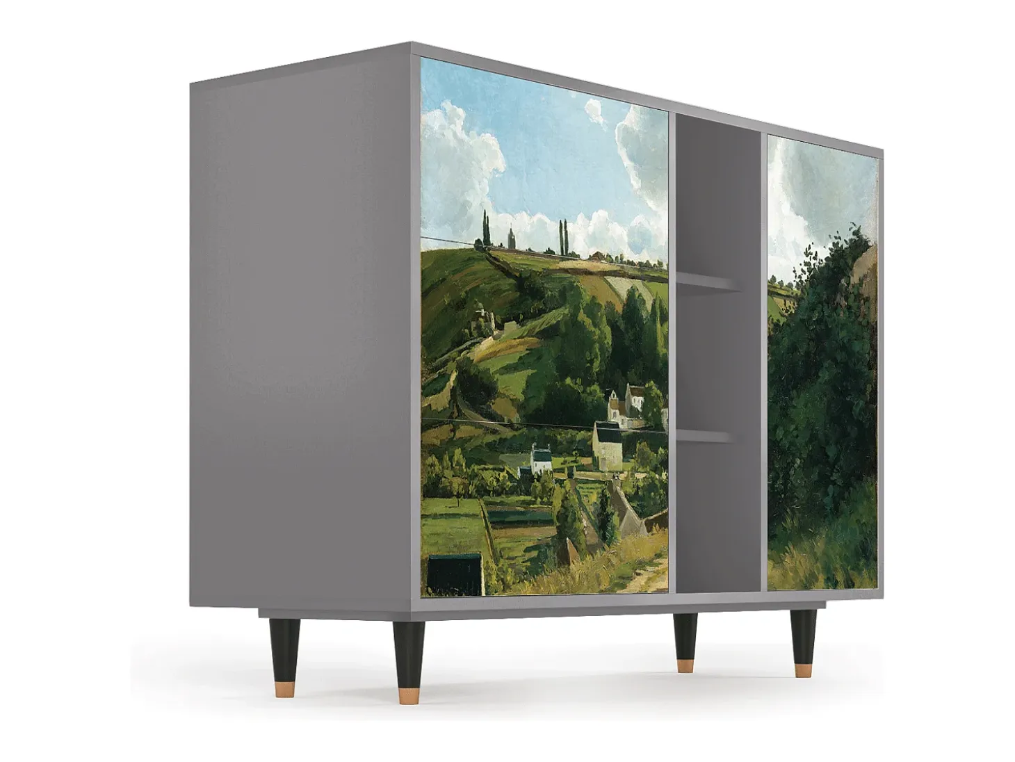 Aparador - 125x98x48 cm - BS2 - Jalais Hill by Pissarro, Gris