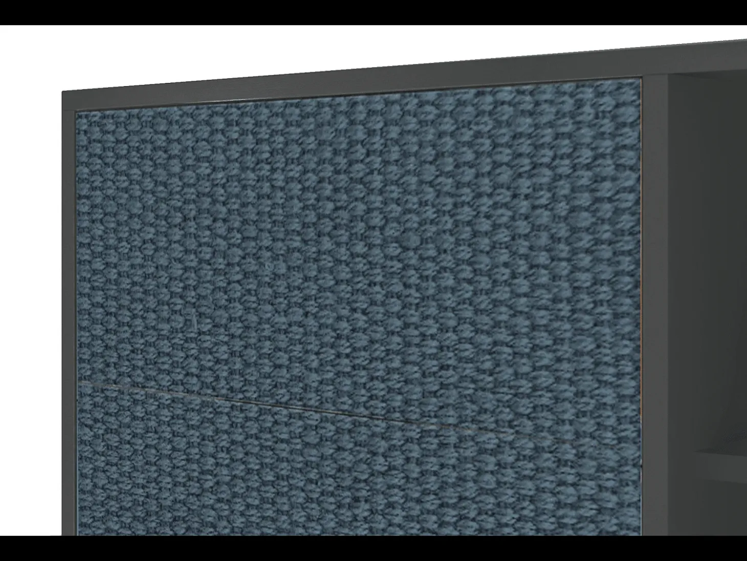 Aparador - 125x98x48 cm - BS2 - Knitted Pattern, Antracita