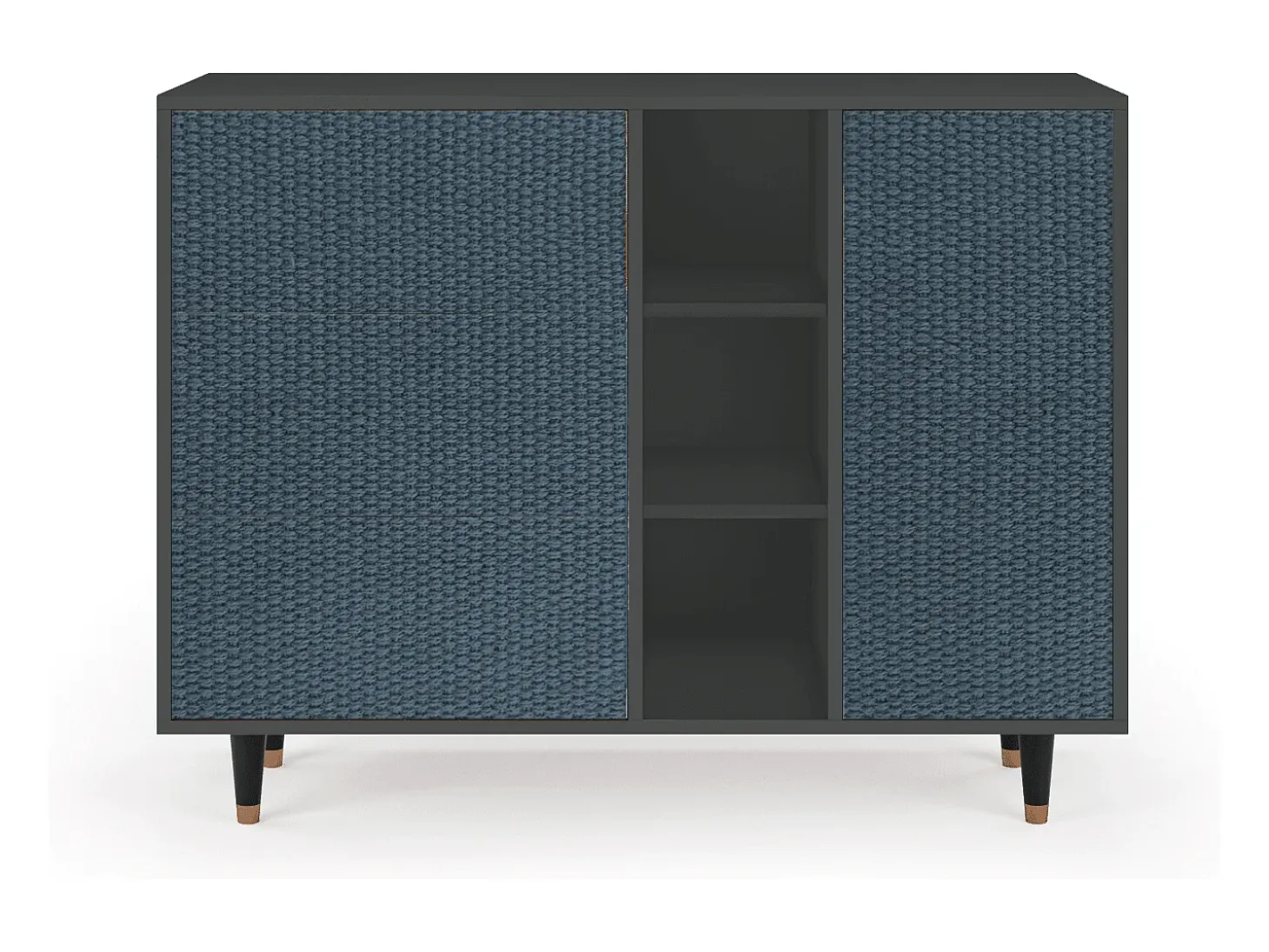 Aparador - 125x98x48 cm - BS2 - Knitted Pattern, Antracita
