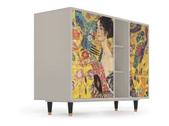 Aparador - 125x98x48 cm - BS2 - Lady with Fan by Klimt, Arena