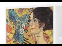 Aparador - 125x98x48 cm - BS2 - Lady with Fan by Klimt, Blanco