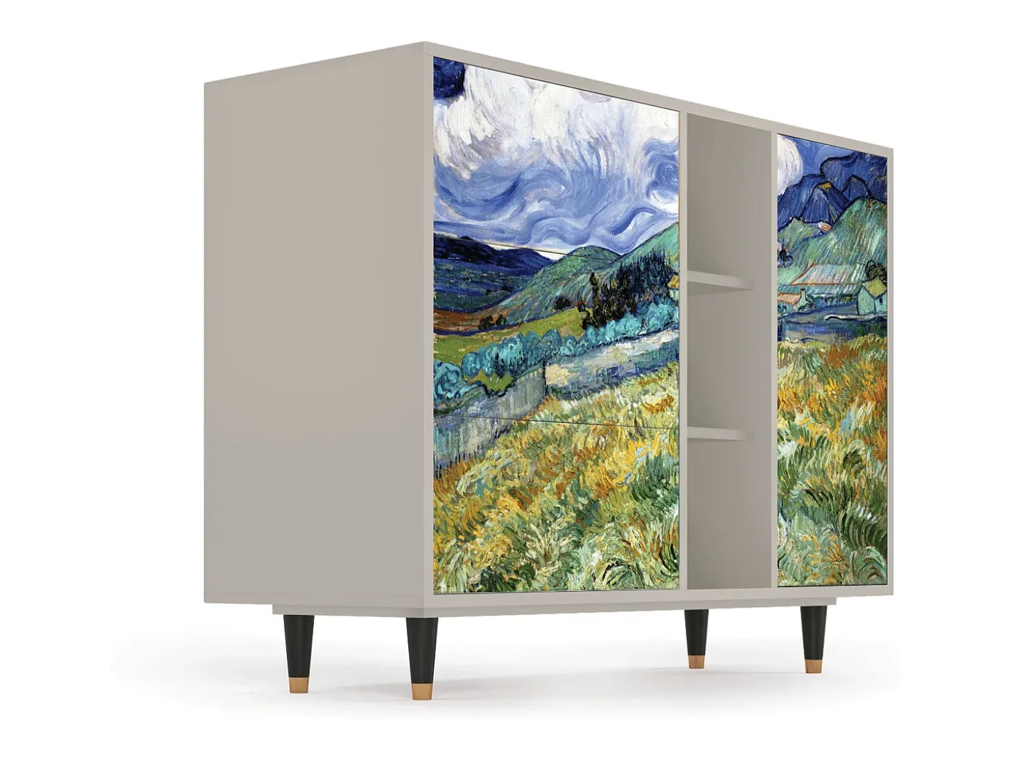 Aparador - 125x98x48 cm - BS2 - Landscape, Arena